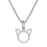 Stříbrný náhrdelník ve tvaru kočky Cattie