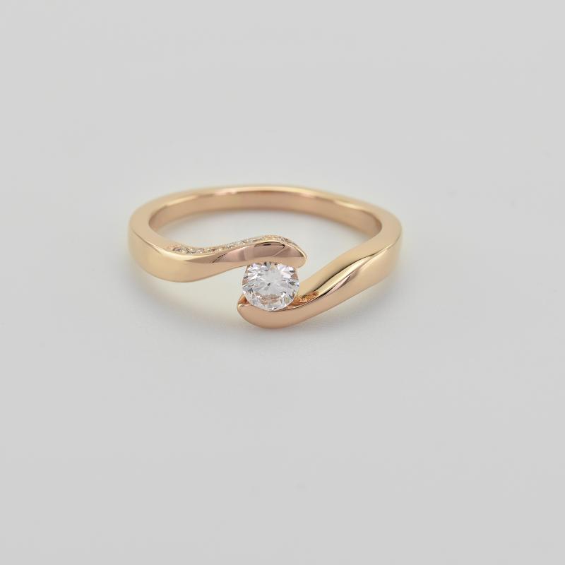 Diamantový zásnubní prsten 38825