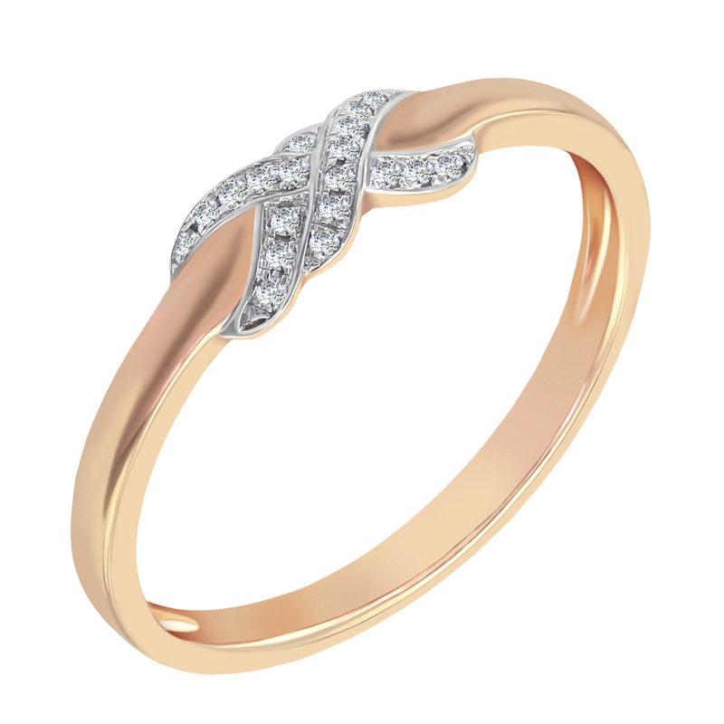 Zlatý prsten plný diamantů 40525