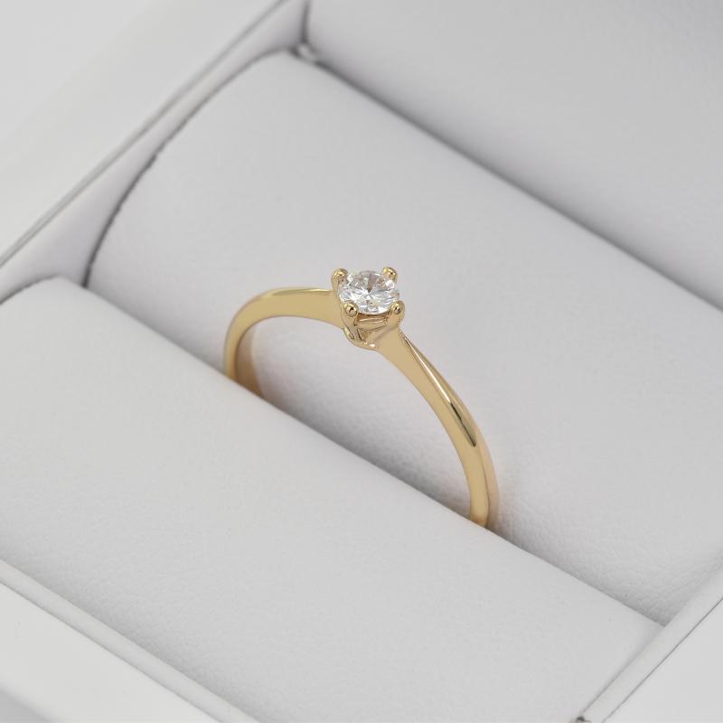 Diamantový zásnubní prsten 46135