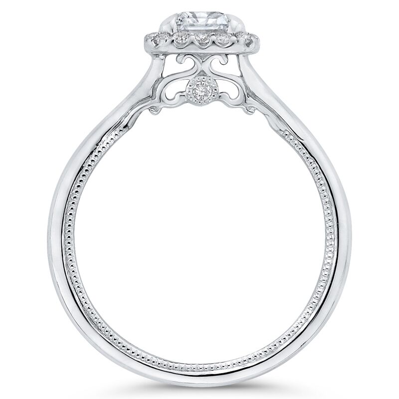 Diamantový zásnubní prsten ze zlata 46455