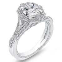 Zásnubní diamantový prsten ve vintage stylu Ofelia