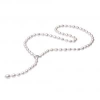 Stříbrný náhrdelník s bílými perlami Katherine