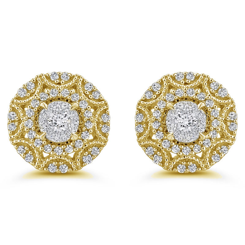 Přepychové diamantové náušnice 51865