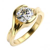 Zásnubní prsten s diamantem Dalyw