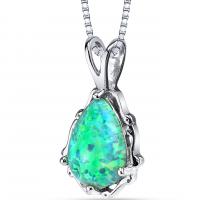 Krásný opálový náhrdelník ze stříbra Jiya