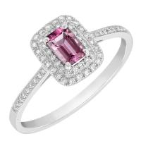 Čarokrásný prsten s turmalínem a diamanty Honna