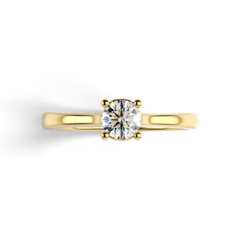 Zásnubní zlatý prsten Lenal 64865