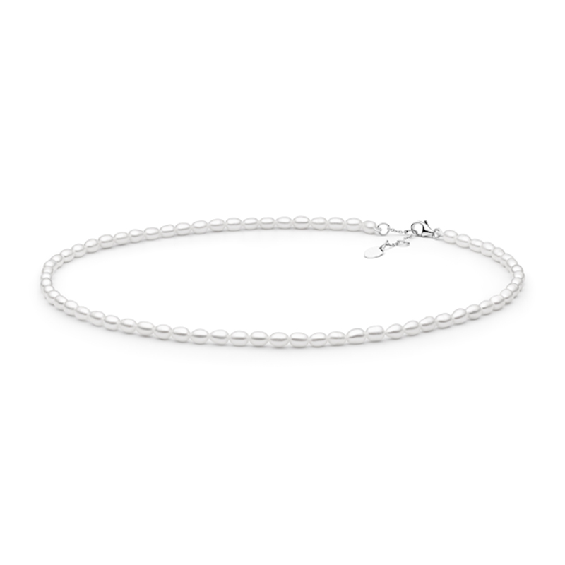 Elegantní stříbrný perlový náhrdelník Emelie