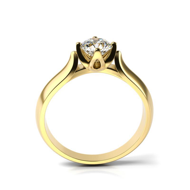 Prsten s certifikovaným diamantem 78655