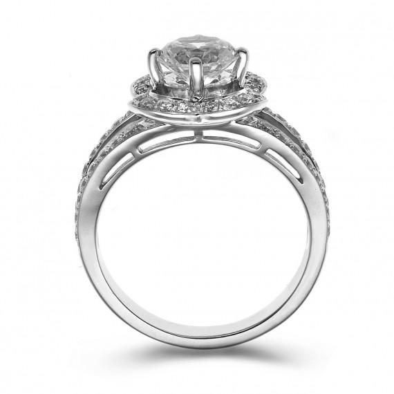 Diamantový prsten z platiny Odell 7915