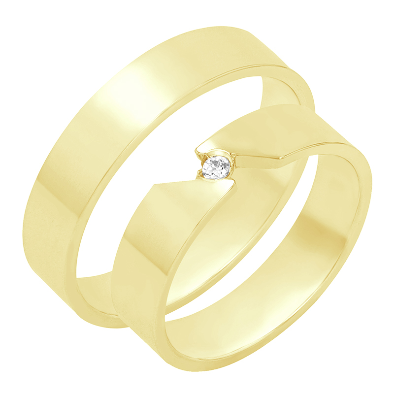 Snubní prsteny ze zlata 80415