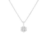 Diamantový přívěsek ve tvaru květiny Puneet