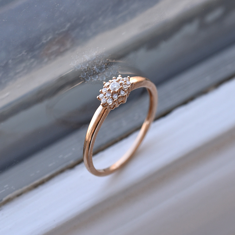 Zásnubní prsten ze zlata 84815