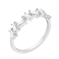 Minimalistický prsten s lab-grown diamanty Egino