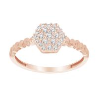Elegantní prsten s lab-grown diamanty Bernat