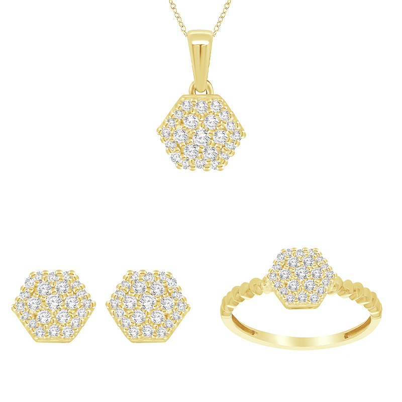 Kolekce šperků s diamanty 95245