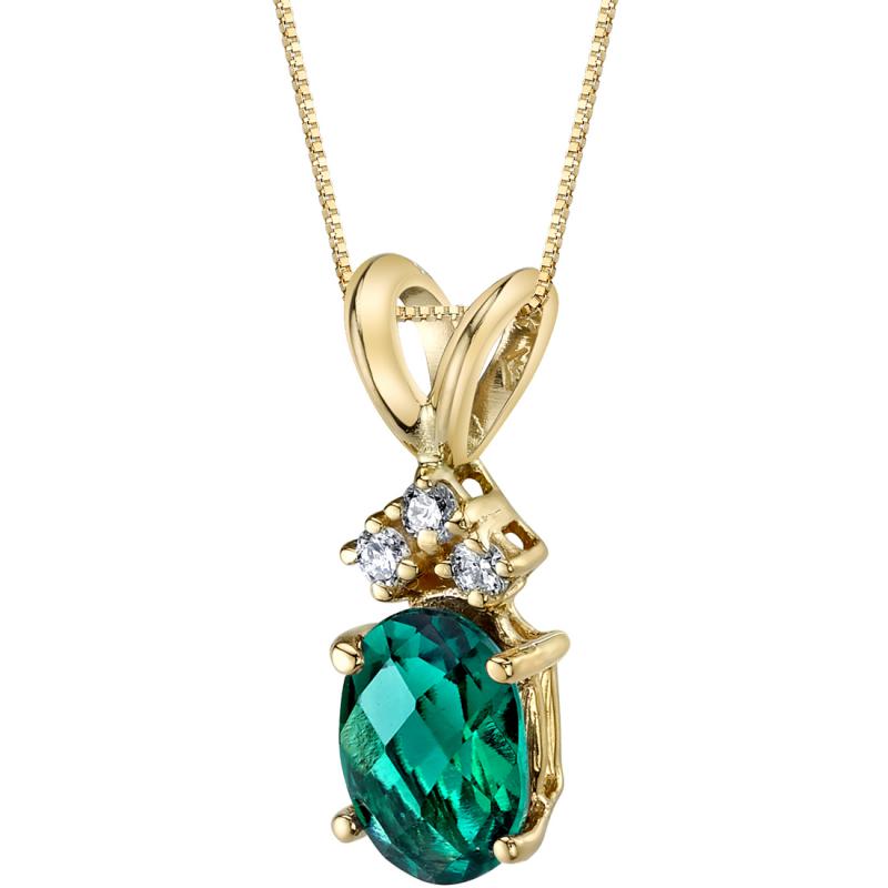 Smaragdový zlatý náhrdelník Sintia 9735