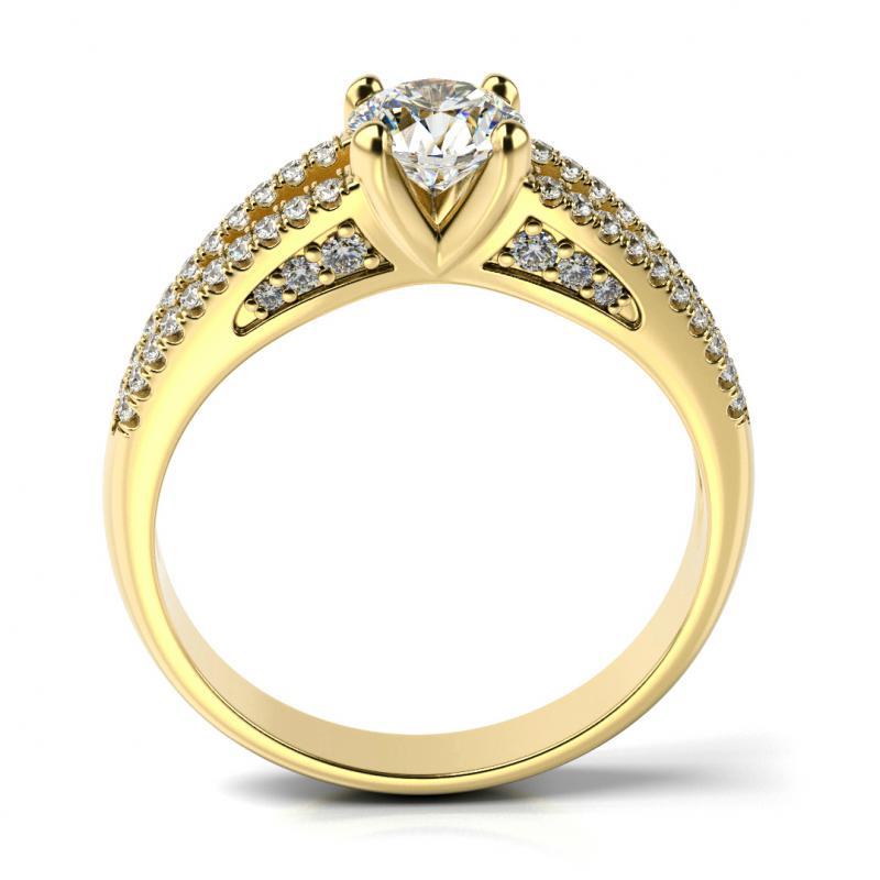 Diamantový zlatý prsten Arendy 10246
