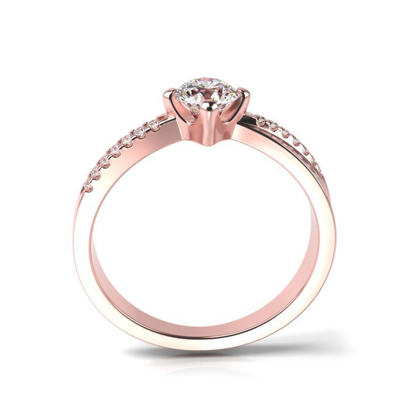 Prsten s certifikovaným diamantem 10446