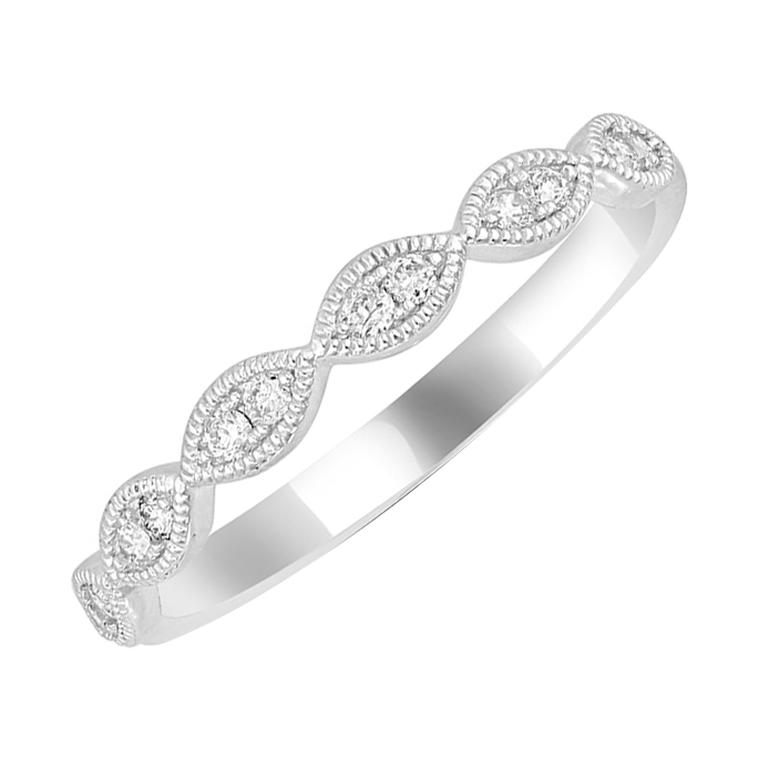 Něžný eternity prsten s lab-grown diamanty Cienna