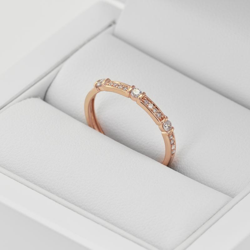Vintage prsten s lab-grown diamanty a pánský komfortní prsten Salome 105956
