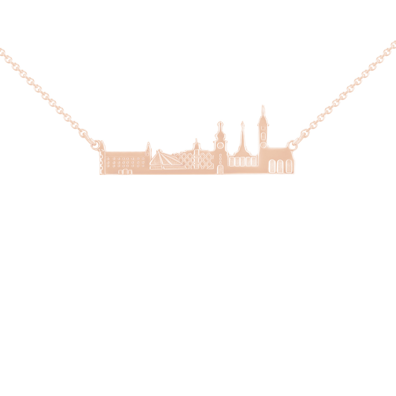 Stříbrný náhrdelník města Bratislava 107206