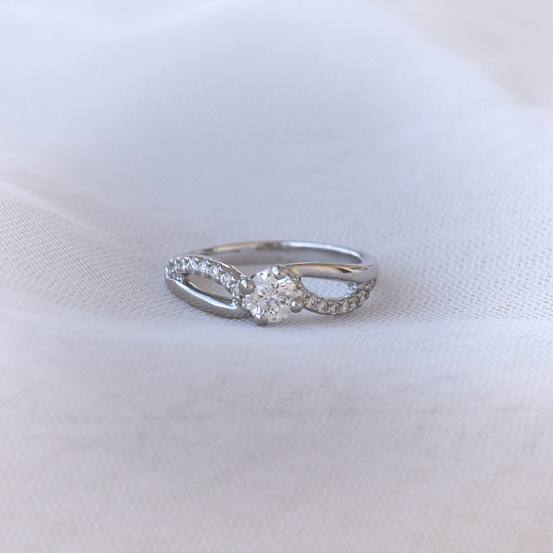 Zásnubní prsten s diamanty Wemy 116416