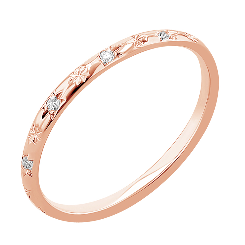 Snubní prsteny plné hvězd s diamanty Mirias 116616