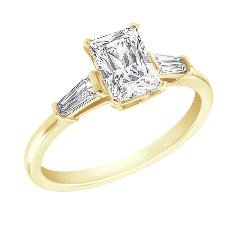 Zásnubní prsten s emerald diamantem Talmar 117876