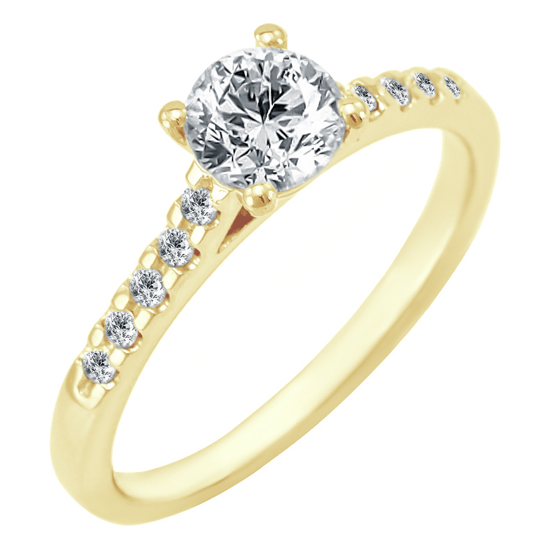 Zásnubní prsten s diamanty Vea 117906