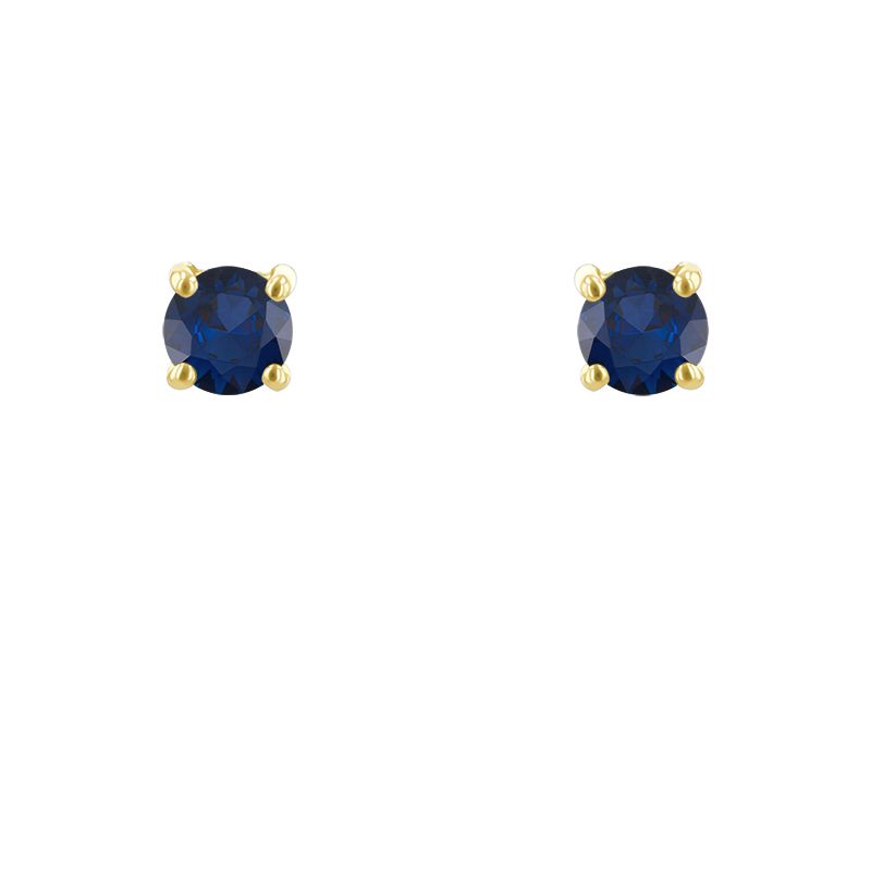 Náušnice s modrými safíry s výběrem velikosti Franci 118126