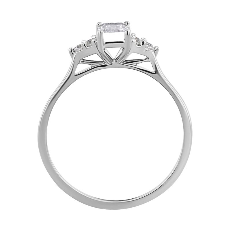 Zásnubní prsten s emerald diamantem Miha 125946