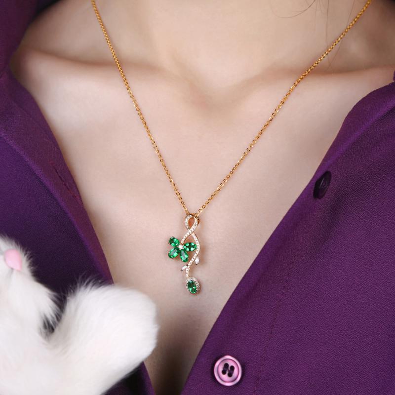 Smaragdový náhrdelník 12636