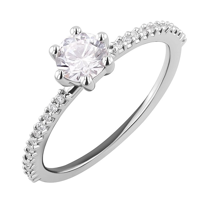 Zásnubní prsten s lab-grown diamanty Cynthia 127536