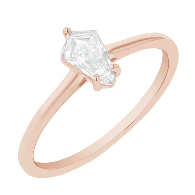 Zásnubní prsten s shield lab-grown diamantem Greta 133226