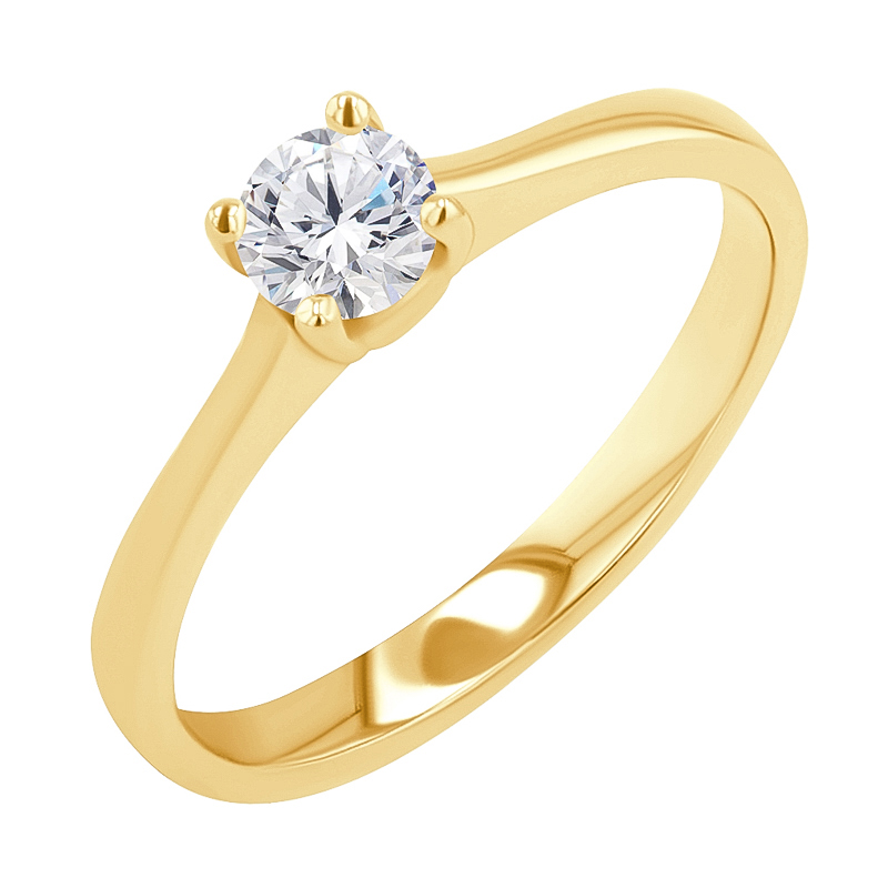 Eppi Zásnubní prsten se srdíčkem a diamantem Lenal RE33024