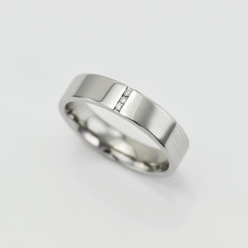 Platinový dámský prsten 15346