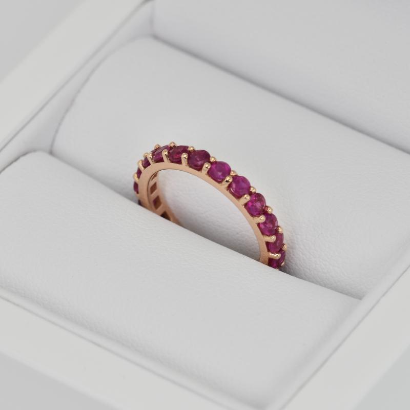 Prsten s rubíny 16566