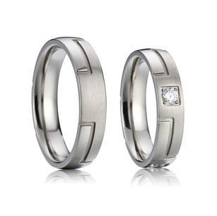 Platinové snubní prsteny Debora