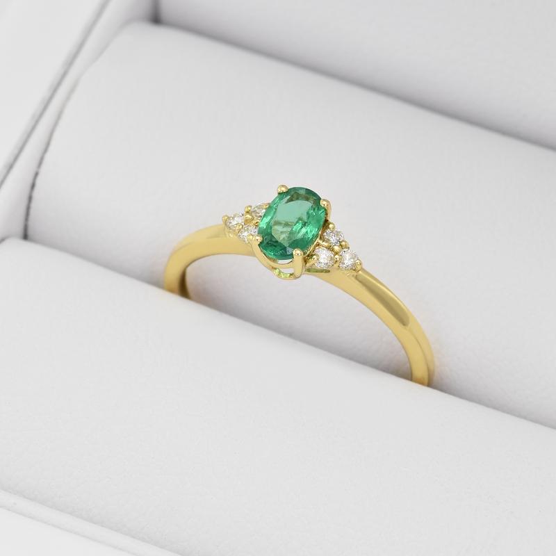 Smaragdový prsten 25636