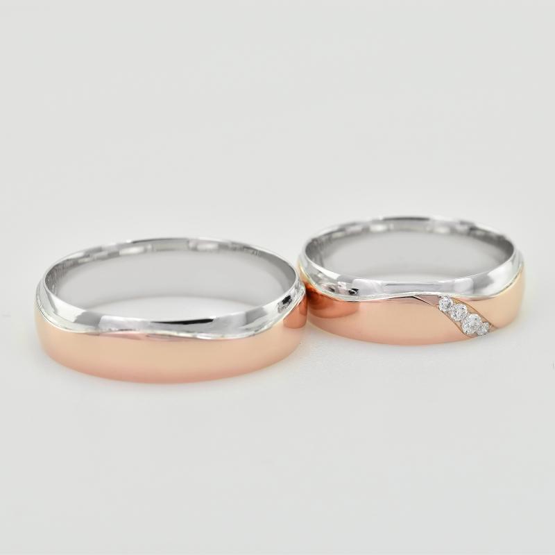 Zlaté snubní prsteny 28806