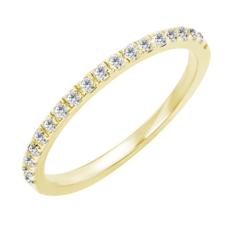 Zlatý eternity prsten s diamanty 29586