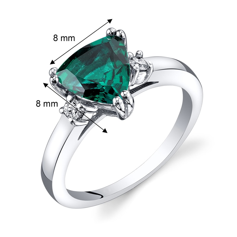 Smaragdový prsten ze zlata 35056