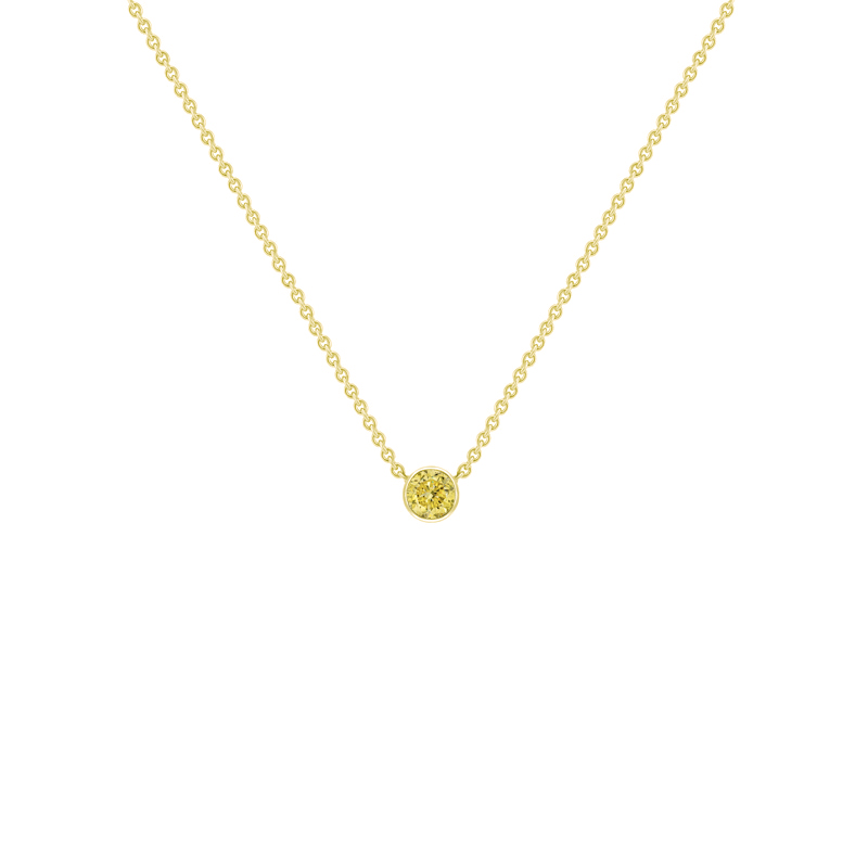 Zlatý náhrdelník s diamantem 36856