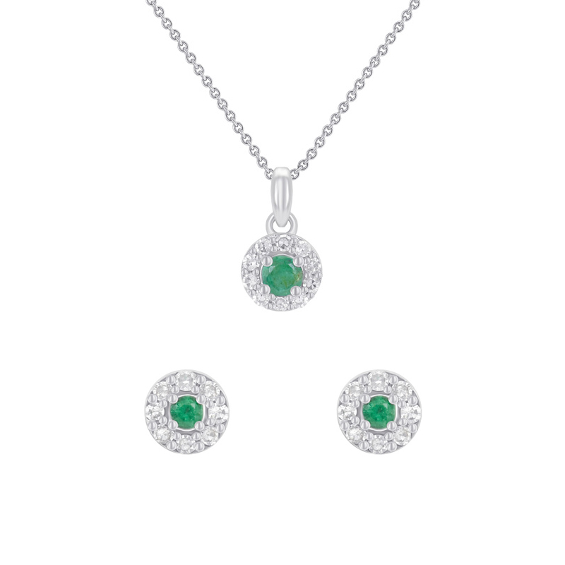 Smaragdová kolekce s diamanty
