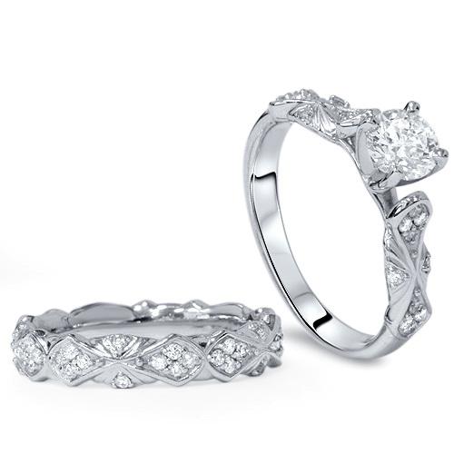 Diamantový wedding set 4386