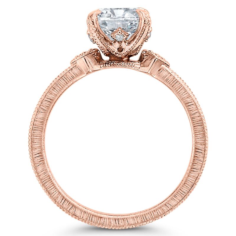 Zlatý zásnubní prsten s diamanty 46466