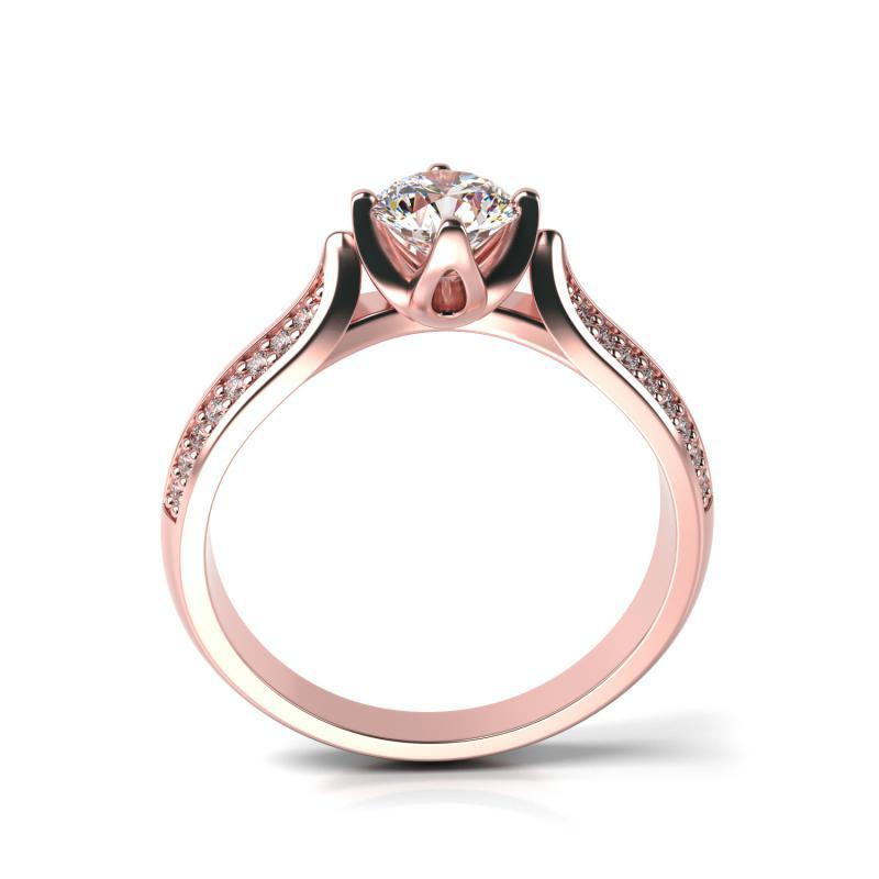 Zlatý diamantový prsten Katynie 46566