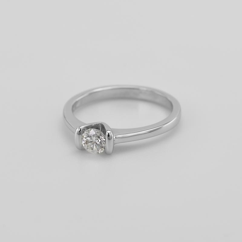 Zlatý zásnubní prsten s diamantem 50976